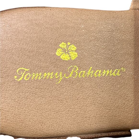 Tommy Bahama Metallic Gold Blanchey Thong Sandals 10M - Picture 9 of 9